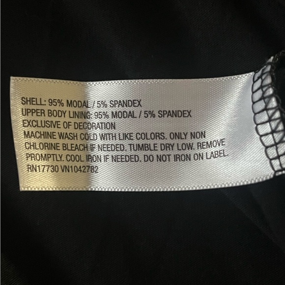 NWTISABEL & INGRID Drop-Cup Maternity/Nursing Cami Tank Top Sleepwear in Black - Picture 9 of 9